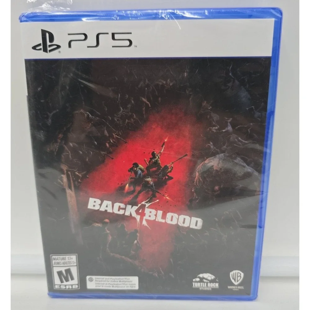 NEW Back 4 Blood PS5 PlayStation 5 Zombie Survival Horror Co-Op FPS Video Game